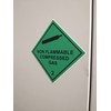 Pack of 2 strong magnetic, non-flammable compressed gas 100mm x