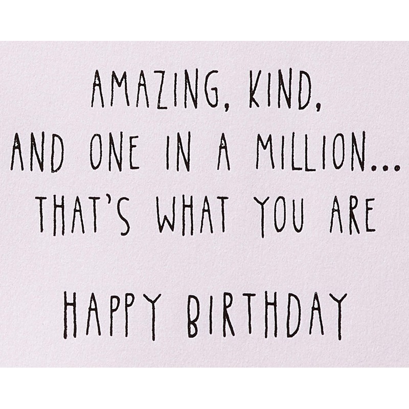 Papyrus Birthday Card (One In A Million)