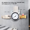 3/8in NPT Air Compressor Regulator with 0 to 1 MPa