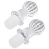Chef Craft Select Plastic Bottle Stoppers, 2 piece set, Clear