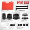 DNA MOTORING 24pcs Front Wheel Bearing Press kit, Bearing Puller