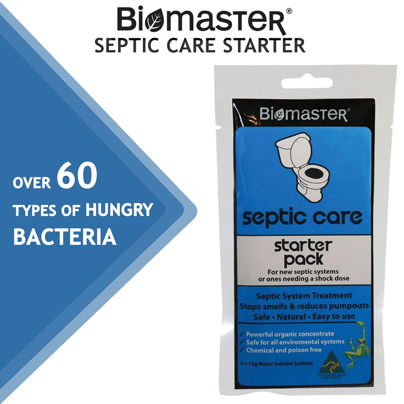 Septic Care Starter Pack - Tank Treatment - 2 Sachets