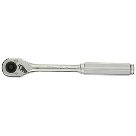 Koken 1/2 (12.7 mm) SQ. Push Button Ratchet Handle (Knurled Grip) Total Length 9.8 inches (250 mm) 4753NB