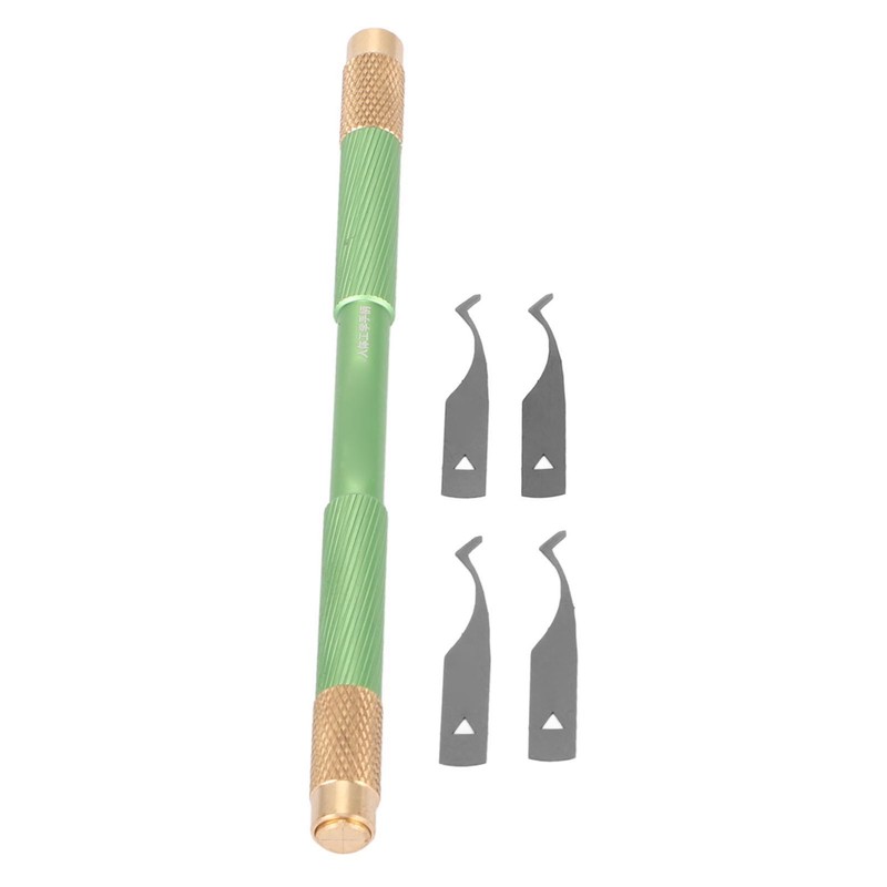 4 In 1 Hobby Knife Set Mesh Carved Pattern Multi