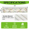 RABUSOFA Lavender Daisy Floral Summer Table Runner,Seasonal Spring Kitchen Dining