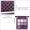 SUAKE Purple Eyeshadow Palette for Eye Makeup,High Pigmented Silver White