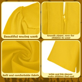 Silkfly 7 Pcs Unisex Matte 2024 Kindergarten Preschool Graduation Gown and Cap with Tassel Sash Plush Stuffed Bear Sets(Yellow, 27)