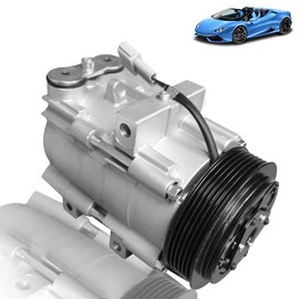 NTLTPYY AC Compressor Compatible with F-150 (1997-2006 4.2L) & F-150 Heritage (2004 4.2L) - w/Clutch,Direct Fit,Reliable Cooling,Easy Installation,Durable Design,Replacement# 58151,57151,4L3Z19703AA