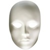Creativity Street Plain Plastic Feminine Mask,white - 4201