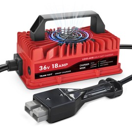 TRAMROOT 18 Amp Golf Cart Charger for 36 Volt EZGO Marathon Lead Acid Battery with Anderson SB-50 Plug