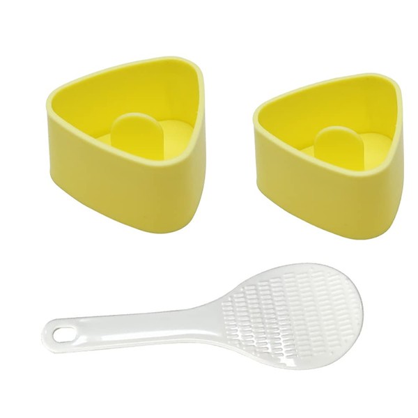 Uposao Sushi Mould Triangular Sushi Making Kit with Rice Spoon