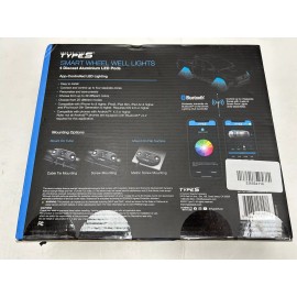 TypeS LM58257 Smart Wheel Well Light 4 Diecast Aluminum LED Pods BRAND NEW