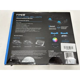 TypeS LM58257 Smart Wheel Well Light 4 Diecast Aluminum LED Pods BRAND NEW