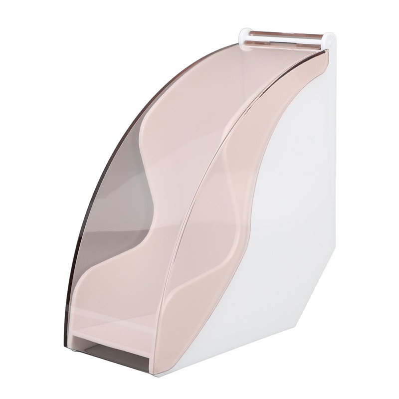 Fan Shape Storage Box with Dustproof Cover Compact Acrylic Filter