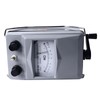 2500V Insulation Tester Hand Crank Ground Ohm Meter Aluminum Case