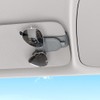 Sotfamily Sunglass Holder for Car Visor, Suede Cloth Magnetic Sunglass