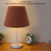 Table Lamp Shade Plush Cloth Tapered Simple Exquisite Lampshade for