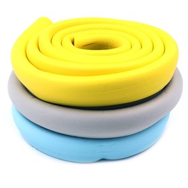 WANGCL 4 Sets Baby Protector，2M Edge Protectors, Thicken Soft Protective Non-Toxic Edge Corner Guard for Baby, Kids and Child (Grey)