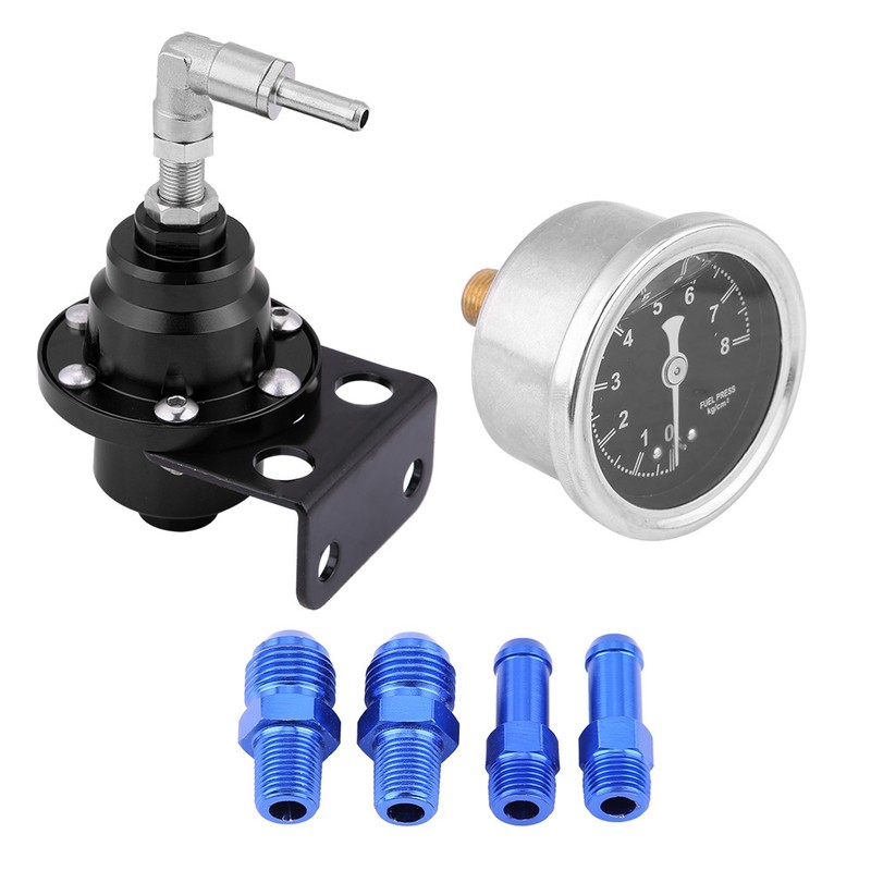 Universal Aluminum Car 160psi Adjustable 1: 1 Fuel Pressure Regulator