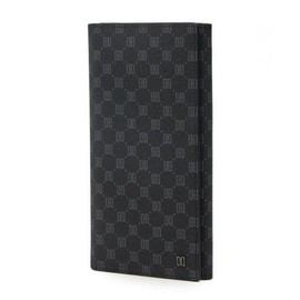 Daks (신세계센텀점)DBWA2F121 LOUIS PVC블랙 가죽 로고  패턴 장지갑 (Sinsagae Centum City) DBWA2F121 LOUIS PVC Black Leather Logo Pattern Long Wallet