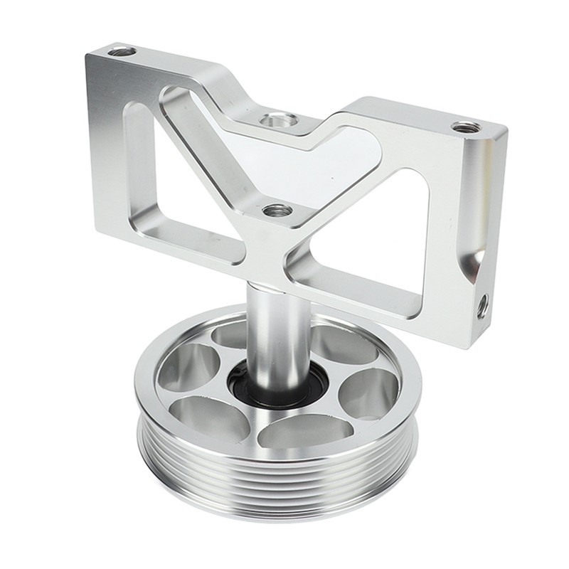 Air Pump Idler Bracket with Pulley Metal Replacement for Ford