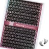 Mayhug Eyelash Extensions, 50D Individual Eyelashes, 320 Pieces, D Curl