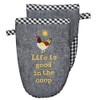 Kay Dee Designs Farm Charm Chicken Grabber MIT Oven Mitt,