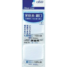 家庭糸 細口 白