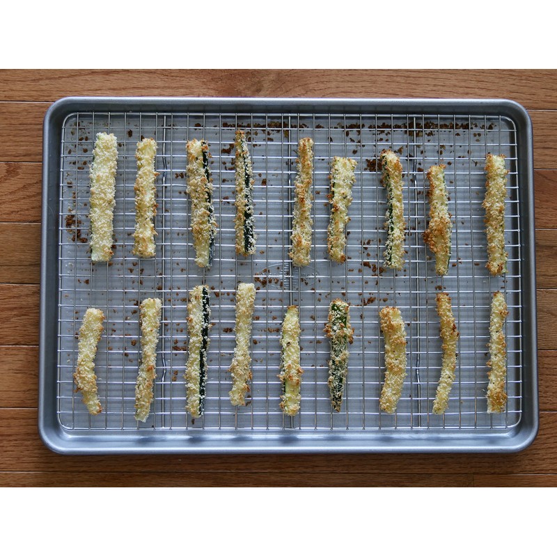 USA Pan X-Large Bakeable Nonstick Cooling Rack, XL, Stainless