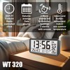 Techno line WT320 Radio-Controlled Alarm Clock with Indoor Temperature and