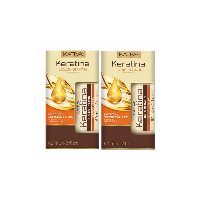 2 Pack KATIVA Keratina Líquida 60mL