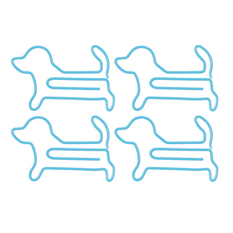 100pcs Dog Shaped Paper Clips Slip Resistance Exquisite Cute Paper