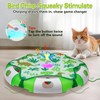 BENTOPAL Automatic Interactive Cat Toy with Moving Feather & Chirping