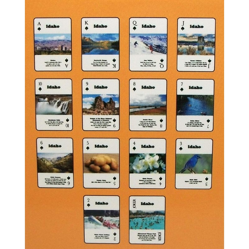 Idaho Souvenir Playing Cards