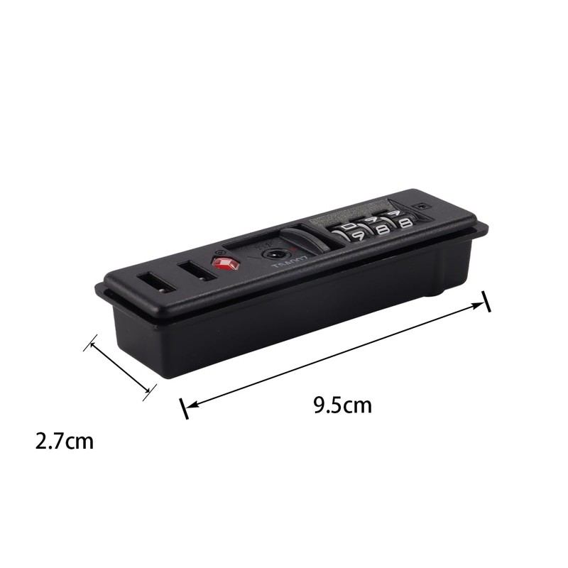 Enwye TSA007 Security Lock Padlock Luggage 3 Digit Self Adjusting