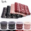 Tgirls Winter Neck Warmer for Women Neck Gaiter Snowflake Thick