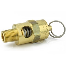 wistri shop 1/8" NPT 215 PSI Air Compressor Safety Relief Pressure Valve Tank Pop Off New