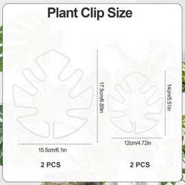 4PCS Monstera Plant Support,Monstera Plant Stem Support,Durable Plant Support Stakes for Indoor Plants, Reusable Plant Accessories Indoor,Provide Good Plant Support(White)