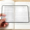 Ptwola 4 Pcs Page Magnifying Sheet 3X Handy Card Size