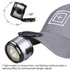 Clip On Cap Light Multifunction USB Rechargeable XPG COB Headlamp