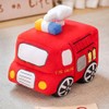 XIYUAN Bus Plush Toy car Plush Simulation School Bus Cute
