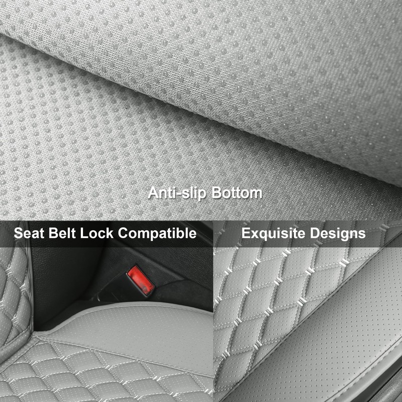 Black Panther 1 Pair Luxury Car Seat Covers Protectors, Universal