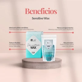 InLei® Sensitive Wax – Cera Profesional para Depilación Facial, Ideal para Cejas y Piel Sensible