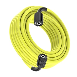 XENDY WASHER 1/4 Pressure Washer Hose 25FT,Power Washer Hose Kink Free High Pressure Hose M22 14MM Solid Fittings Pressur Washer Replacement Hose Light Weight Yellow XD