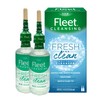 Fleet Fresh & Clean Saline Rectal Cleanser, 2 Bottles, 4.5