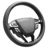 SEG Direct Black Car Steering Wheel Cover Medium Size 14.5-15