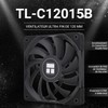TR TL-C12015B Computer Case Fan, 4 Pin Silent PWM Fan,