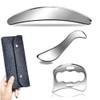 Gua Sha Stainless Steel, 3-in-1 Gua Sha Stone Face Tool,