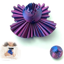 Gear Ball Fidget,3D Printed Gear Ball Gear Sphere Puzzle Cube Fidget Toy,GearSphere - The Steampunk Whirling Wonder Fidget Gear Ball,Helix Screw Fidget Toy for Stress and Anxiety Relief