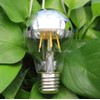 A60 Half Chrome Light Bulbs 3Pack 4 Watts(40W Equivalent)E27 Base